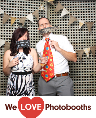 Private Residence -- outdoors under a tent Photo Booth Image