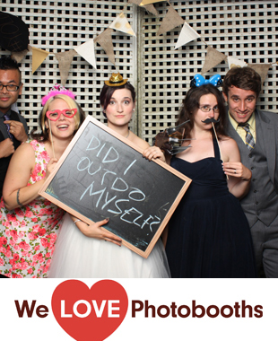 Private Residence -- outdoors under a tent Photo Booth Image