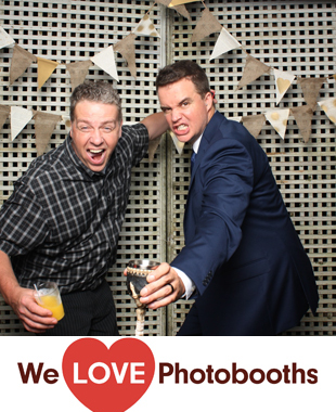 Private Residence -- outdoors under a tent Photo Booth Image