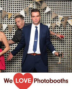 Private Residence -- outdoors under a tent Photo Booth Image