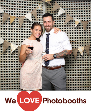 Private Residence -- outdoors under a tent Photo Booth Image
