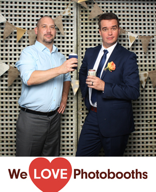 Private Residence -- outdoors under a tent Photo Booth Image