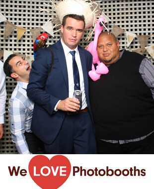 Private Residence -- outdoors under a tent Photo Booth Image