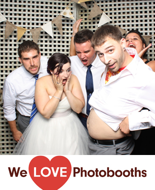 Private Residence -- outdoors under a tent Photo Booth Image